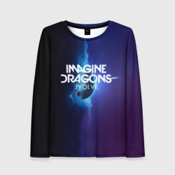 Женский лонгслив 3D Imagine dragons