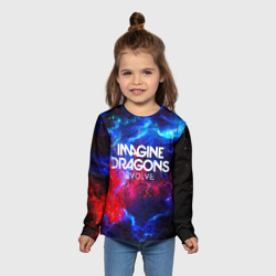 Детский лонгслив 3D Imagine dragons - фото 2