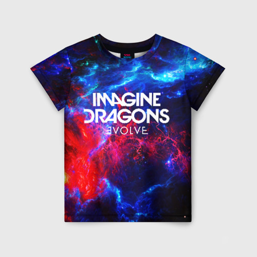 Детская футболка 3D Imagine dragons, цвет 3D печать