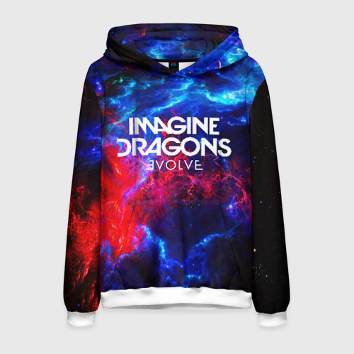 Мужская толстовка 3D Imagine dragons, цвет белый