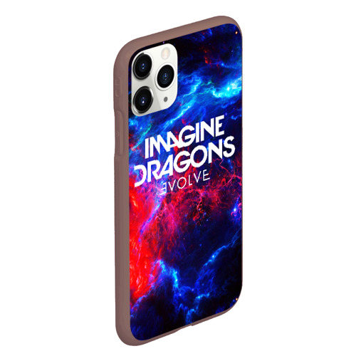 Чехол для iPhone 11 Pro Max матовый Imagine dragons, цвет коричневый - фото 3