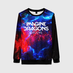 Женский свитшот 3D Imagine dragons