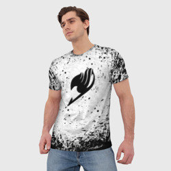 Мужская футболка 3D Абстракция Фейри Тейл - фото 2