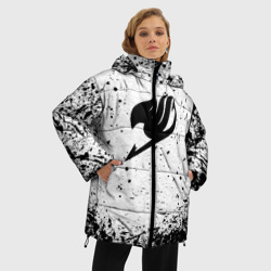 Женская зимняя куртка Oversize Абстракция Фейри Тейл - фото 2