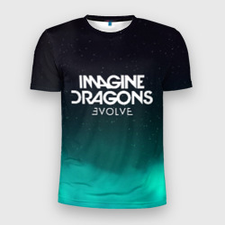 Мужская футболка 3D Slim Imagine dragons