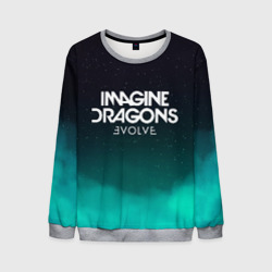 Мужской свитшот 3D Imagine dragons