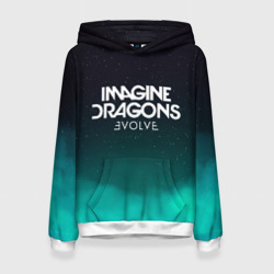 Женская толстовка 3D Imagine dragons