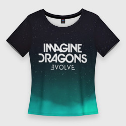 Женская футболка 3D Slim Imagine dragons