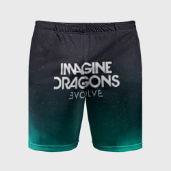 Мужские шорты спортивные Imagine dragons