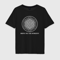 Мужская футболка хлопок Oversize Bring me the horizon