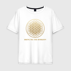 Мужская футболка хлопок Oversize Bring me the horizon