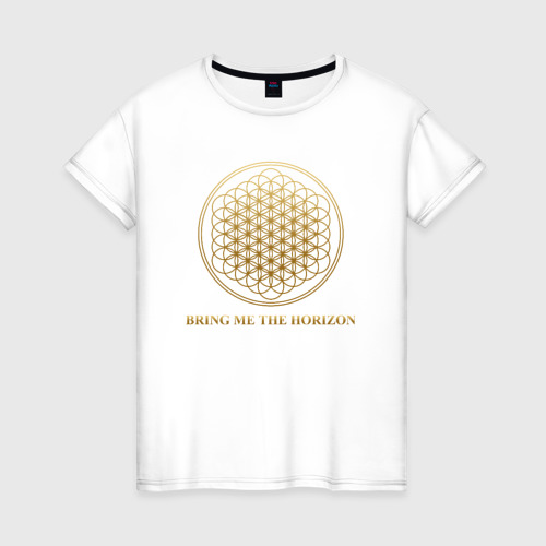 Женская футболка хлопок Bring me the horizon