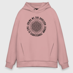 Мужское худи Oversize хлопок Bring me the horizon