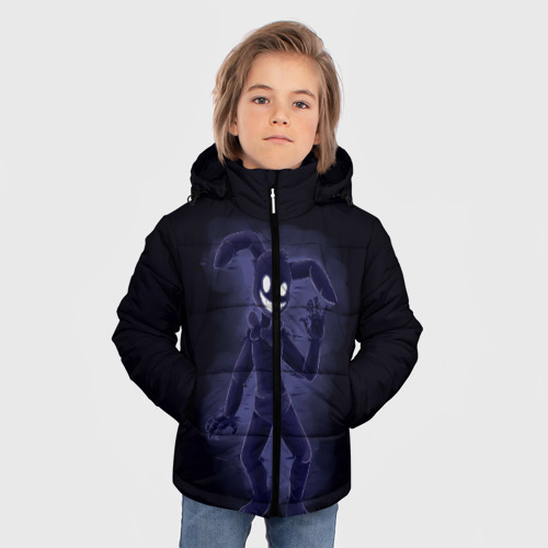 Зимняя куртка для мальчиков 3D с принтом Five Nights at Freddy's, фото на моделе #1
