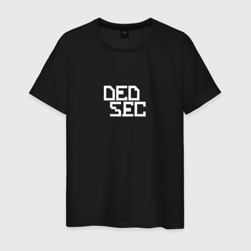 Мужская футболка хлопок DED SEC, цвет черный