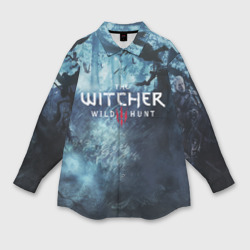 Мужская рубашка oversize 3D The Witcher 3:wild hunt