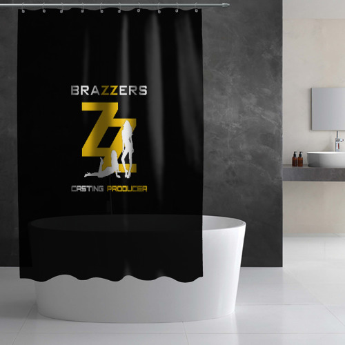 Штора 3D для ванной Brazzers Casting-producer - фото 2