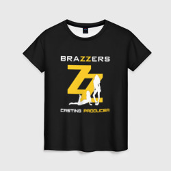 Женская футболка 3D Brazzers Casting-producer