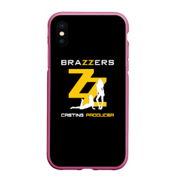 Чехол для iPhone XS Max матовый Brazzers Casting-producer