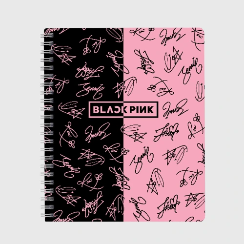 Тетрадь Blackpink автографы