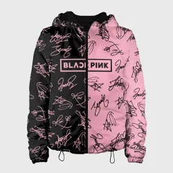 Женская куртка 3D Blackpink автографы