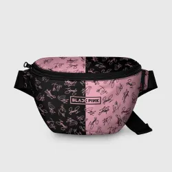 Поясная сумка 3D Blackpink автографы
