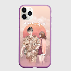 Чехол для iPhone 11 Pro матовый Descendants of the Sun