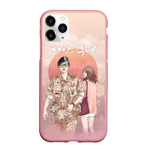 Чехол для iPhone 11 Pro Max матовый Descendants of the Sun, цвет баблгам