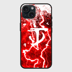 Чехол силиконовый для Apple iPhone 15 матовый Doom the crucible