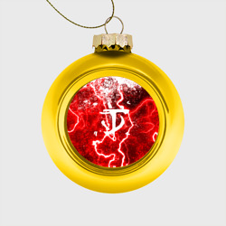 Ёлочный шар стеклянный/пластиковый Doom the crucible