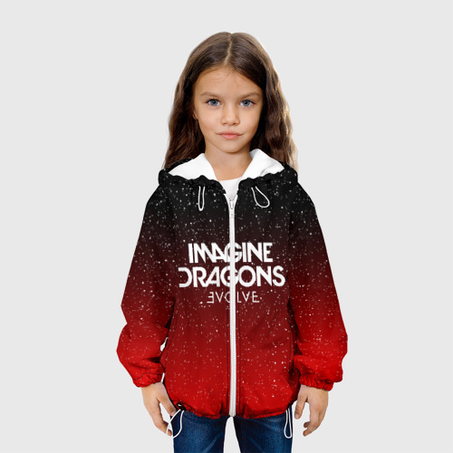 Детская куртка 3D Imagine dragons, цвет белый - фото 4