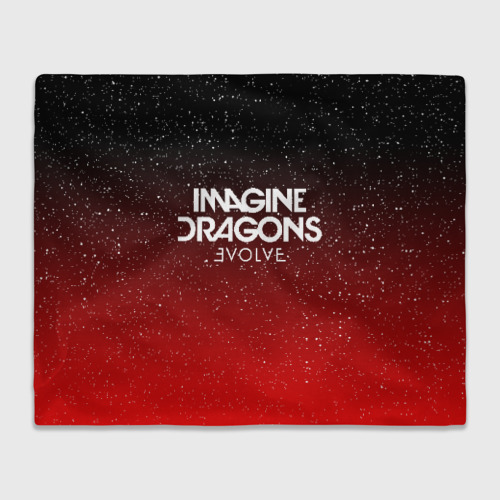 Плед 3D Imagine dragons, цвет 3D (велсофт)