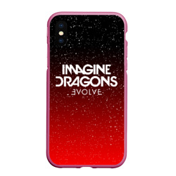 Чехол для iPhone XS Max матовый Imagine dragons