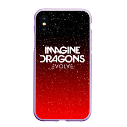 Чехол для iPhone XS Max матовый Imagine dragons