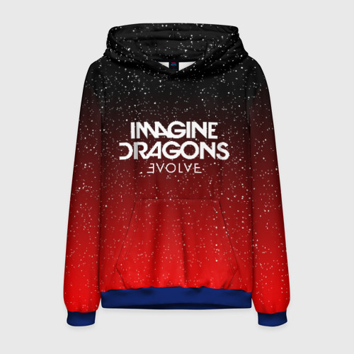 Мужская толстовка 3D Imagine dragons, цвет синий