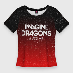 Женская футболка 3D Slim Imagine dragons