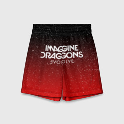 Детские спортивные шорты 3D Imagine dragons