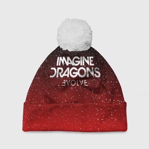 Шапка 3D c помпоном Imagine dragons, цвет 3D печать