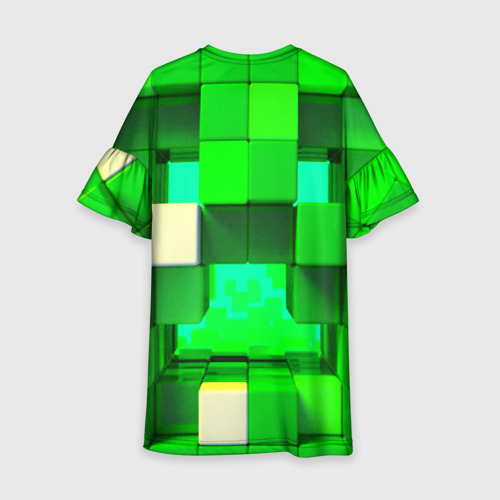 Детское платье 3D Minecraft, цвет 3D печать - фото 2