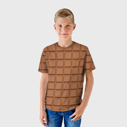 Детская футболка 3D Плитка Шоколада - фото 2