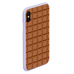 Чехол для iPhone XS Max матовый Плитка Шоколада - фото 2