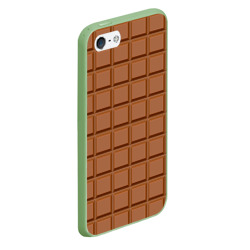 Чехол для iPhone 5/5S матовый Плитка Шоколада - фото 2