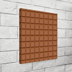 Холст квадратный Плитка Шоколада - фото 2