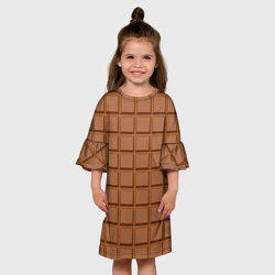 Детское платье 3D Плитка Шоколада - фото 2