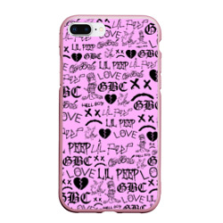 Чехол для iPhone 7Plus/8 Plus матовый LIL Peep logobombing