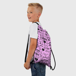 Рюкзак-мешок 3D LIL Peep logobombing - фото 2