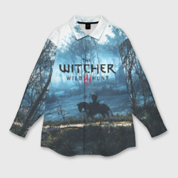 Женская рубашка oversize 3D The Witcher