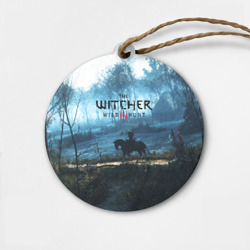 Деревянная игрушка круг The Witcher
