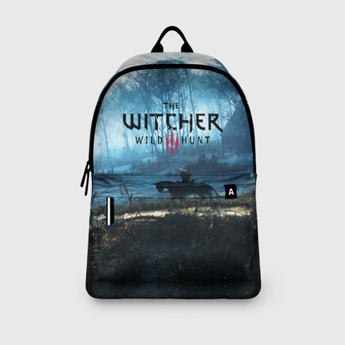 Рюкзак 3D с принтом THE WITCHER, вид сбоку #3