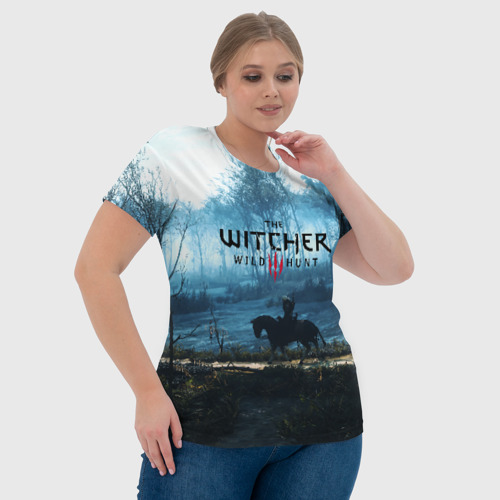 Женская футболка 3D с принтом THE WITCHER, фото #4